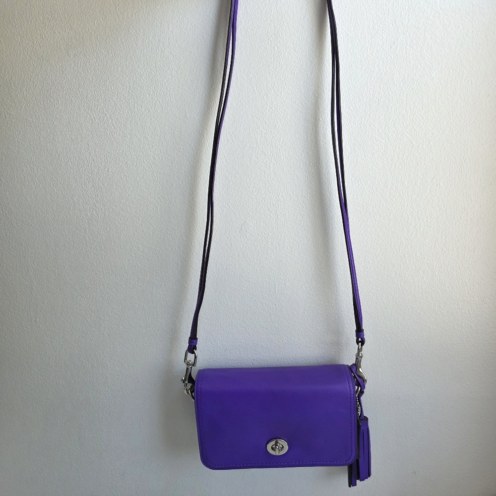 NEW Coach Legacy Penny Crossbody Bag in Ultraviolet - Picture 12 of 15